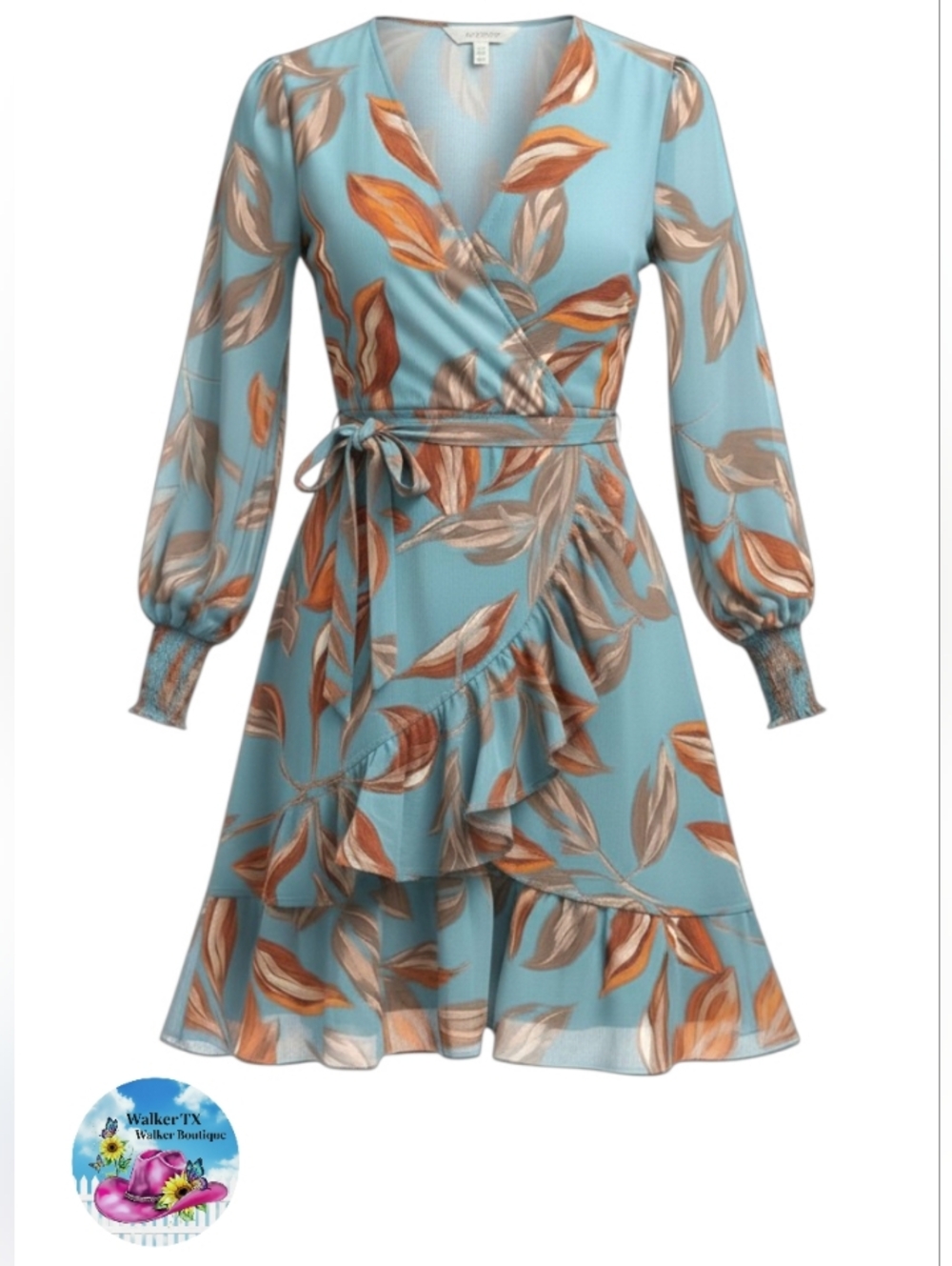 Floral Wrap Dress -Available In Small & Medium- NWT